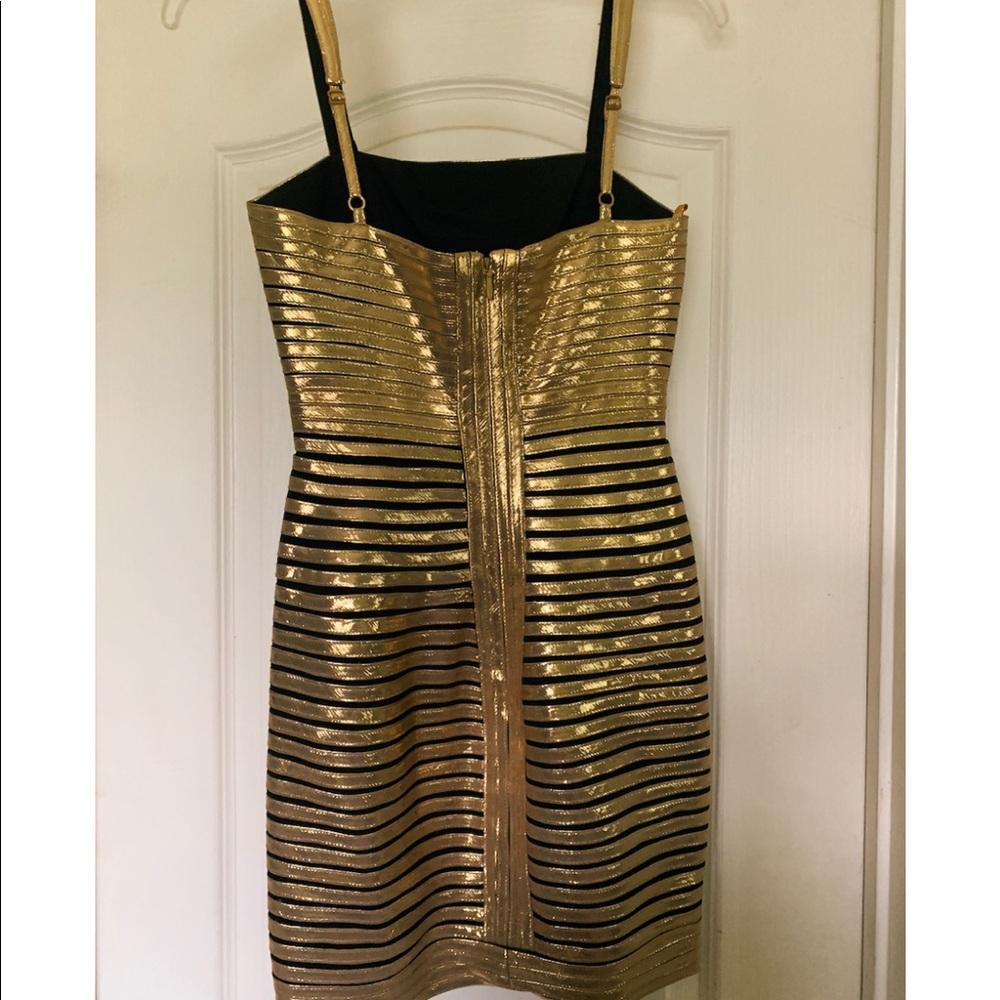 BCBG Gold Mini Dress